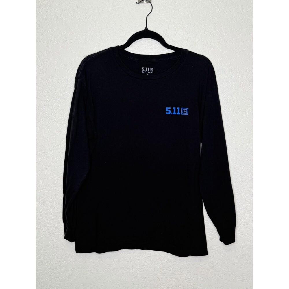 5.11 Tactical T-Shirt Mens M Long Sleeve Crew Neck Casual Land Of The Free USA